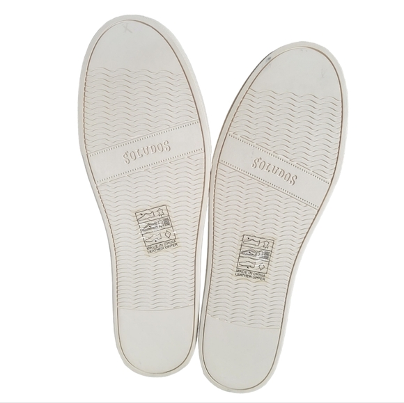 Soludos Croc Bondi Embossed Slip-on Sneakers in Black - Picture 7 of 8